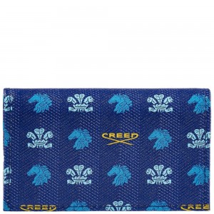 Creed Universal Leather Sample Wallet - Blue